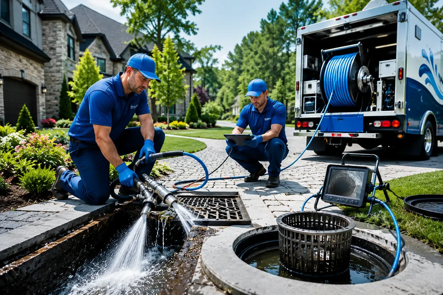 Local outdoor drain cleaning professionals in Kellnersville, WI