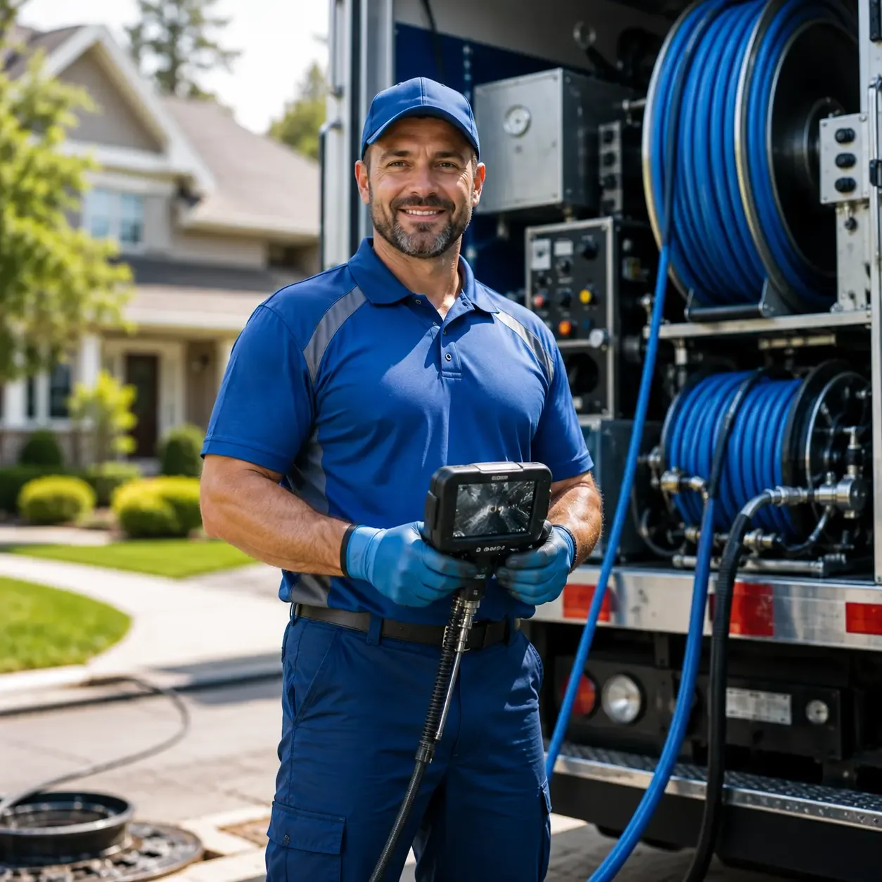 Local outdoor drain cleaning specialists in Kellnersville, WI